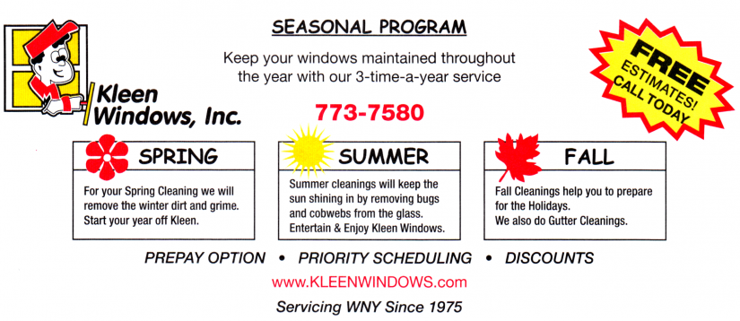 seasonal program flyer